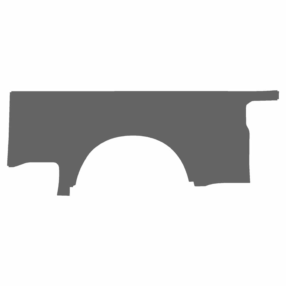 Vicrez Paint Protection PPF Pre-Cut Bed, Driver vpp157611 for Ford SuperDuty Crew Pickup 2023-2026