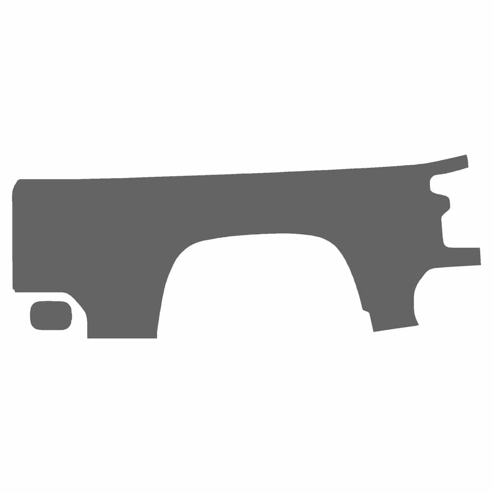 Vicrez Paint Protection PPF Pre-Cut Bed, Driver, Long vpp137532 for Chevrolet Silverado Crew Pickup 2024-2026