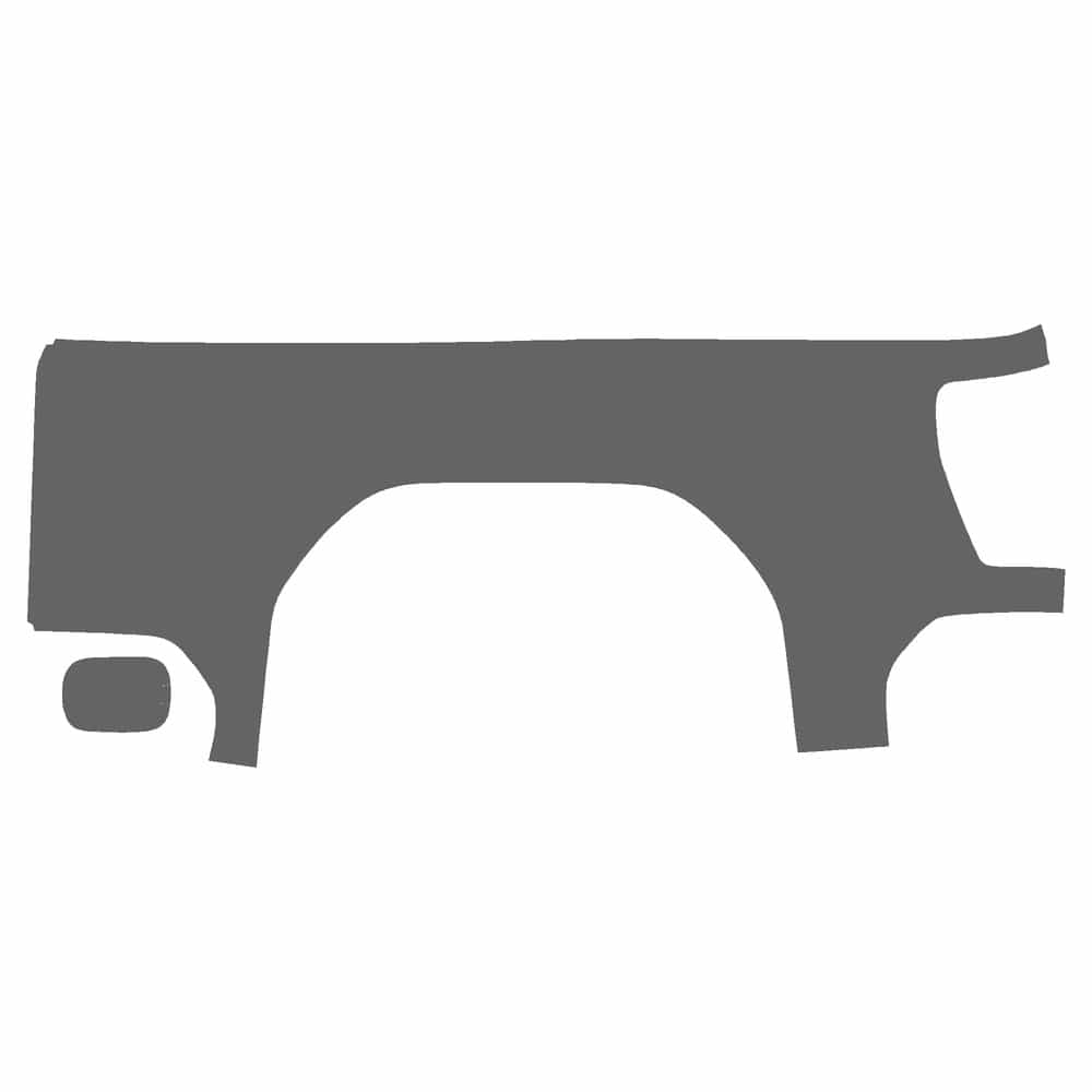 Vicrez Paint Protection PPF Pre-Cut Bed, Driver, Standard vpp161648 for GMC Sierra Crew Pickup 2024-2026
