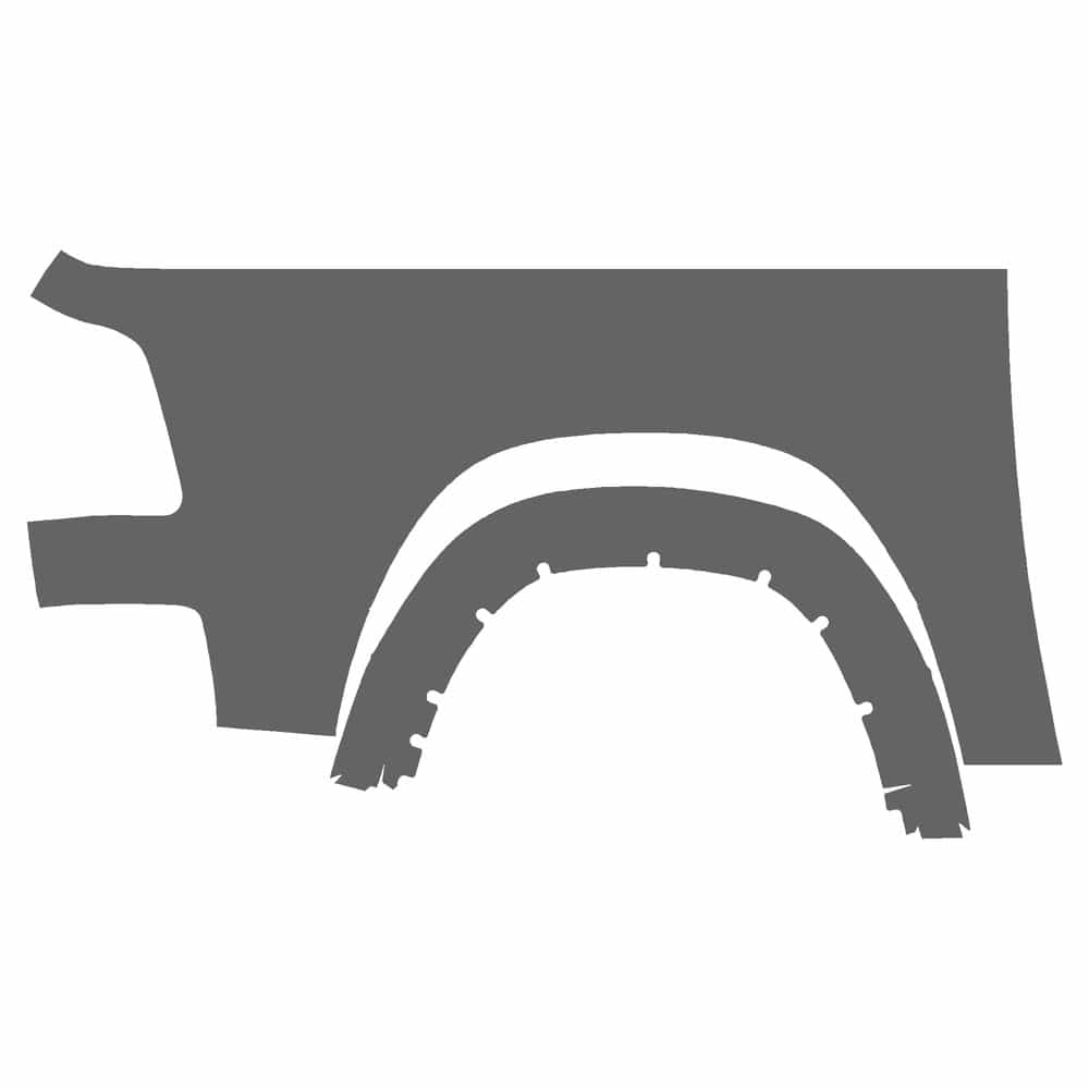 Vicrez Paint Protection PPF Pre-Cut Bed, Passenger, 5 Feet 7 Inches vpp222589 for Ram 1500 Crew Pickup 2025-2026