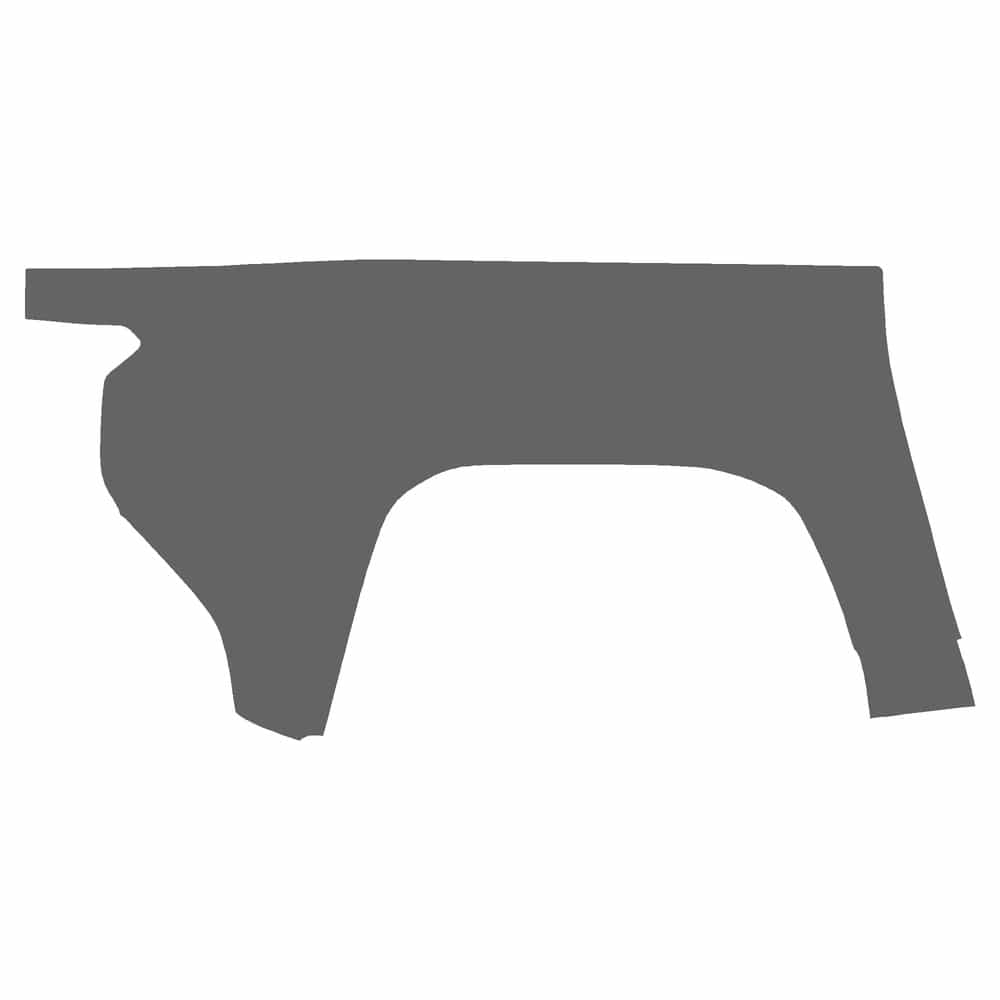 Vicrez Paint Protection PPF Pre-Cut Bed, Passenger, 5 Feet vpp237633 for Toyota Tacoma Crew Pickup 2024-2026