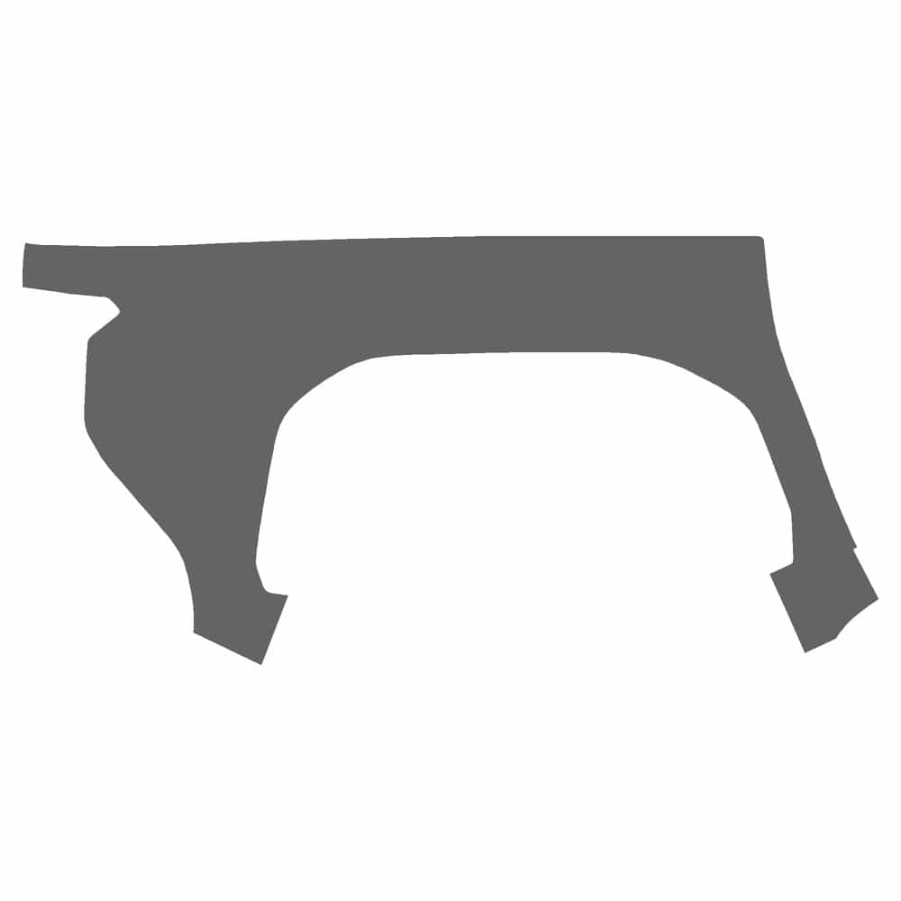 Vicrez Paint Protection PPF Pre-Cut Bed, Passenger, 5 Feet vpp238048 for Toyota Tacoma Crew Pickup 2024-2026