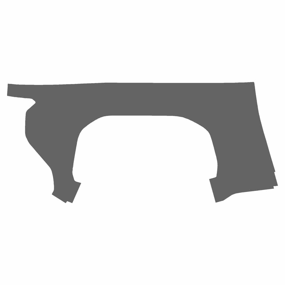 Vicrez Paint Protection PPF Pre-Cut Bed, Passenger, 6 Feet vpp237958 for Toyota Tacoma Crew Pickup 2024-2026