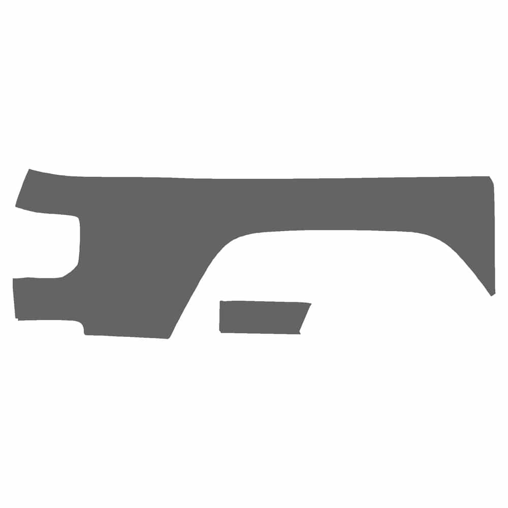 Vicrez Paint Protection PPF Pre-Cut Bed, Passenger vpp178477 for Jeep Gladiator Crew Pickup 2022-2023