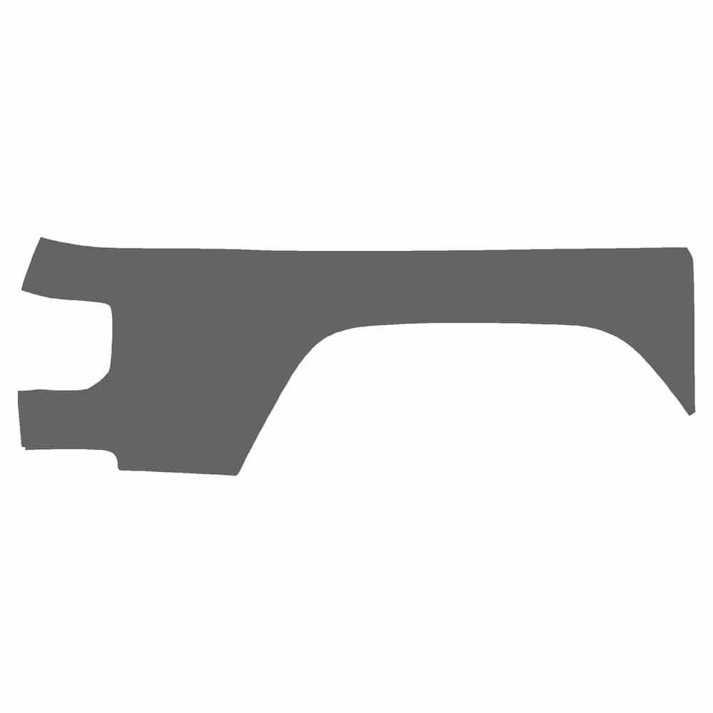 Vicrez Paint Protection PPF Pre-Cut Bed, Passenger vpp178526 for Jeep Gladiator Crew Pickup 2020-2023