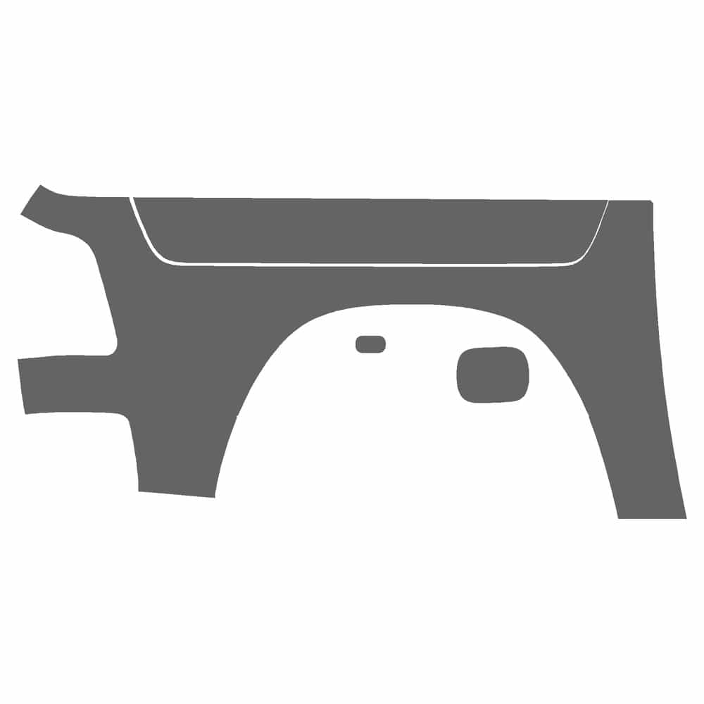Vicrez Paint Protection PPF Pre-Cut Bed, Passenger w/ RamBox, 5 Feet 7 Inches vpp223118 for Ram 1500 Crew Pickup 2025-2026