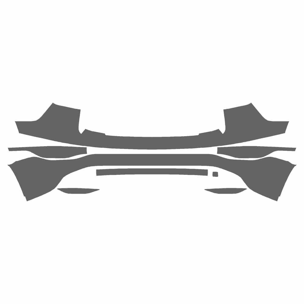 Vicrez Paint Protection PPF Pre-Cut Bumper, Back vpp107508 for Audi Q6 SUV 2025