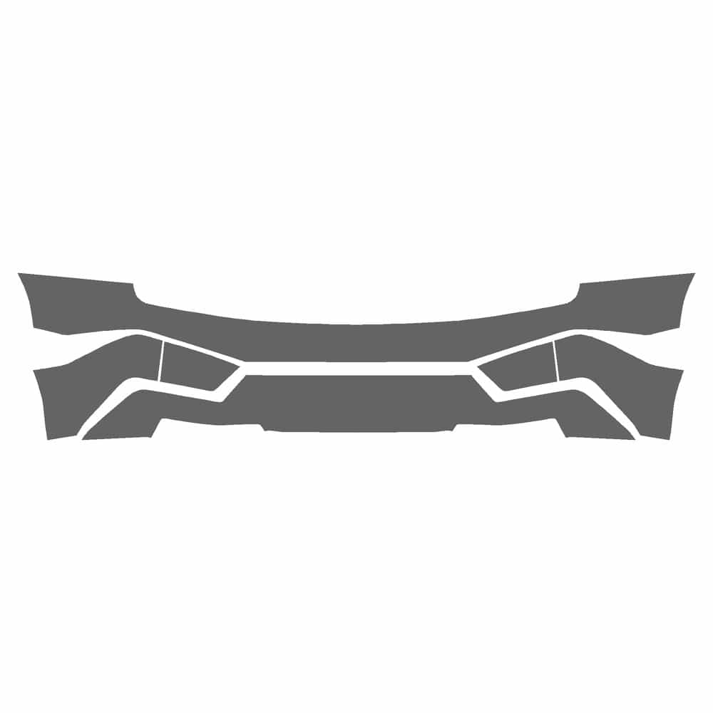Vicrez Paint Protection PPF Pre-Cut Bumper, Back vpp125261 for BMW iX SUV 2022-2025