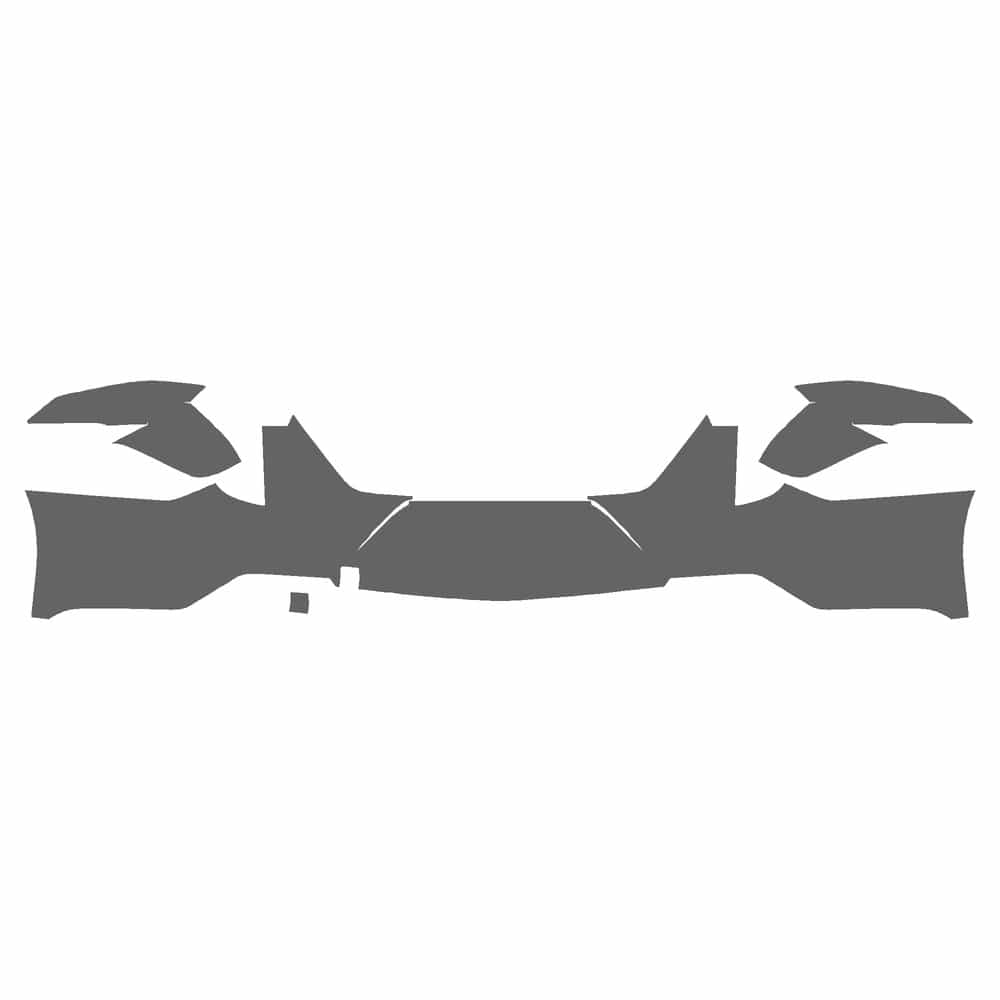 Vicrez Paint Protection PPF Pre-Cut Bumper, Back vpp127310 for Cadillac CT4 Sedan 2020-2026