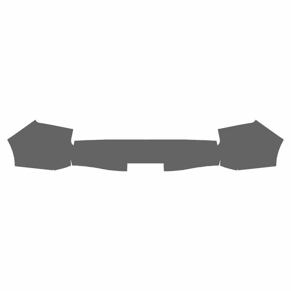 Vicrez Paint Protection PPF Pre-Cut Bumper, Back vpp244743 for Volvo EX30 SUV 2025-2026