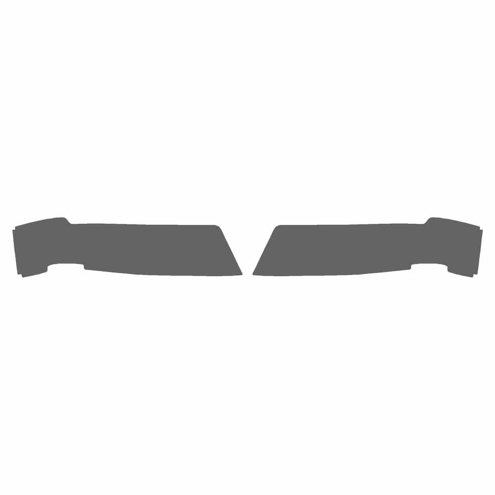 Vicrez Paint Protection PPF Pre-Cut Bumper, Back w/ 4 sensors vpp152388 for Ford F150 Crew Pickup 2021-2023