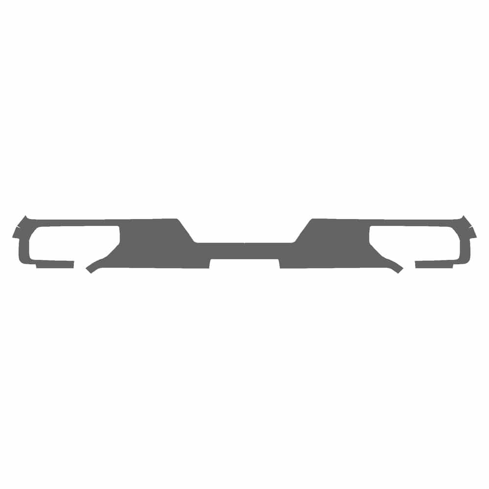 Vicrez Paint Protection PPF Pre-Cut Bumper, Back w/ 4 sensors vpp161438 for GMC Sierra Crew Pickup 2024-2026