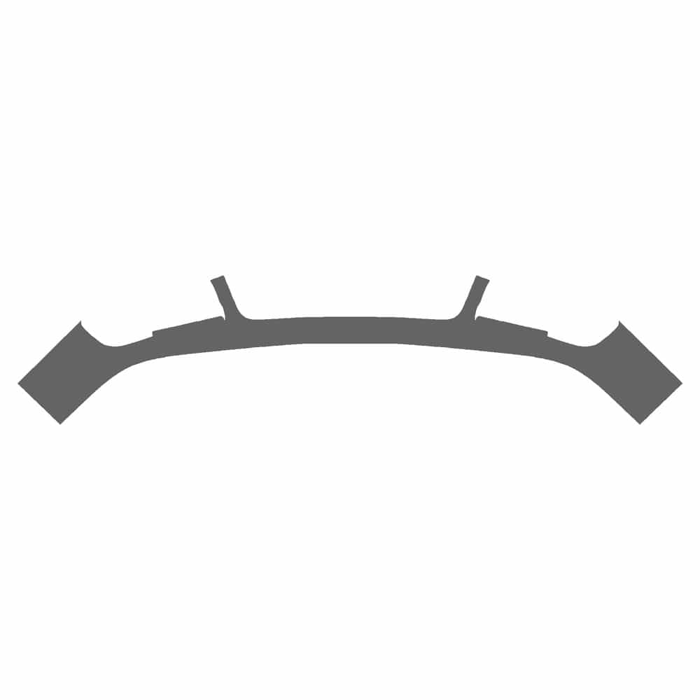 Vicrez Paint Protection PPF Pre-Cut Bumper, Bottom vpp105064 for Audi A6 Station Wagon 2002-2004