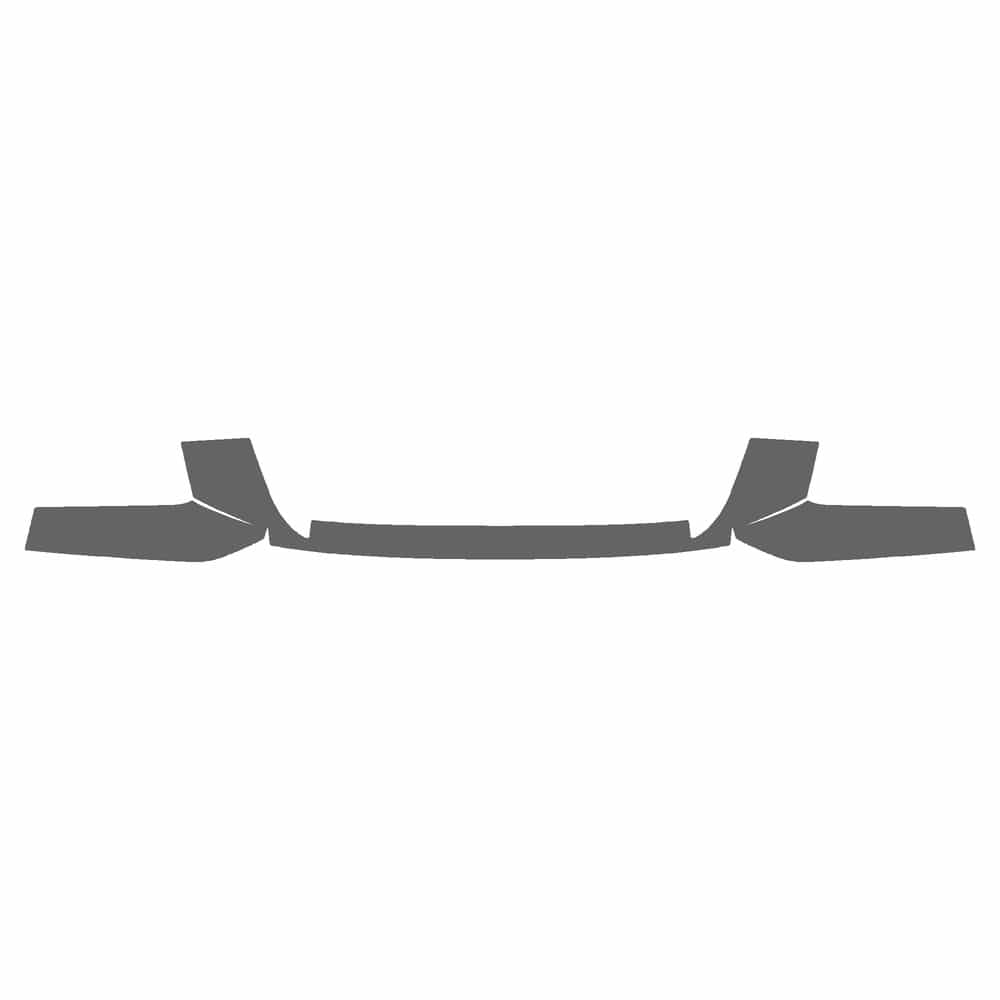 Vicrez Paint Protection PPF Pre-Cut Bumper, Bottom vpp114950 for BMW 5 Series Sedan 2011-2013