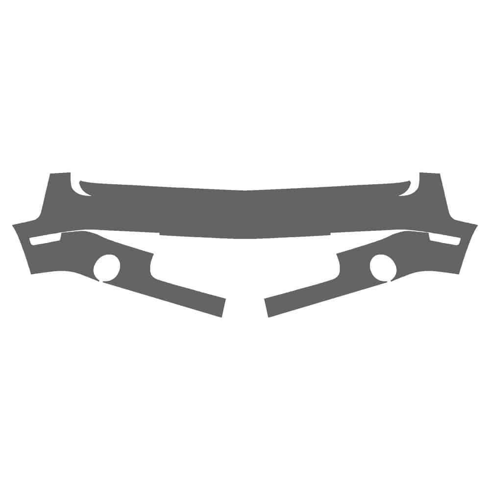 Vicrez Paint Protection PPF Pre-Cut Bumper, Bottom vpp142554 for Dodge Challenger Coupe 2008-2010
