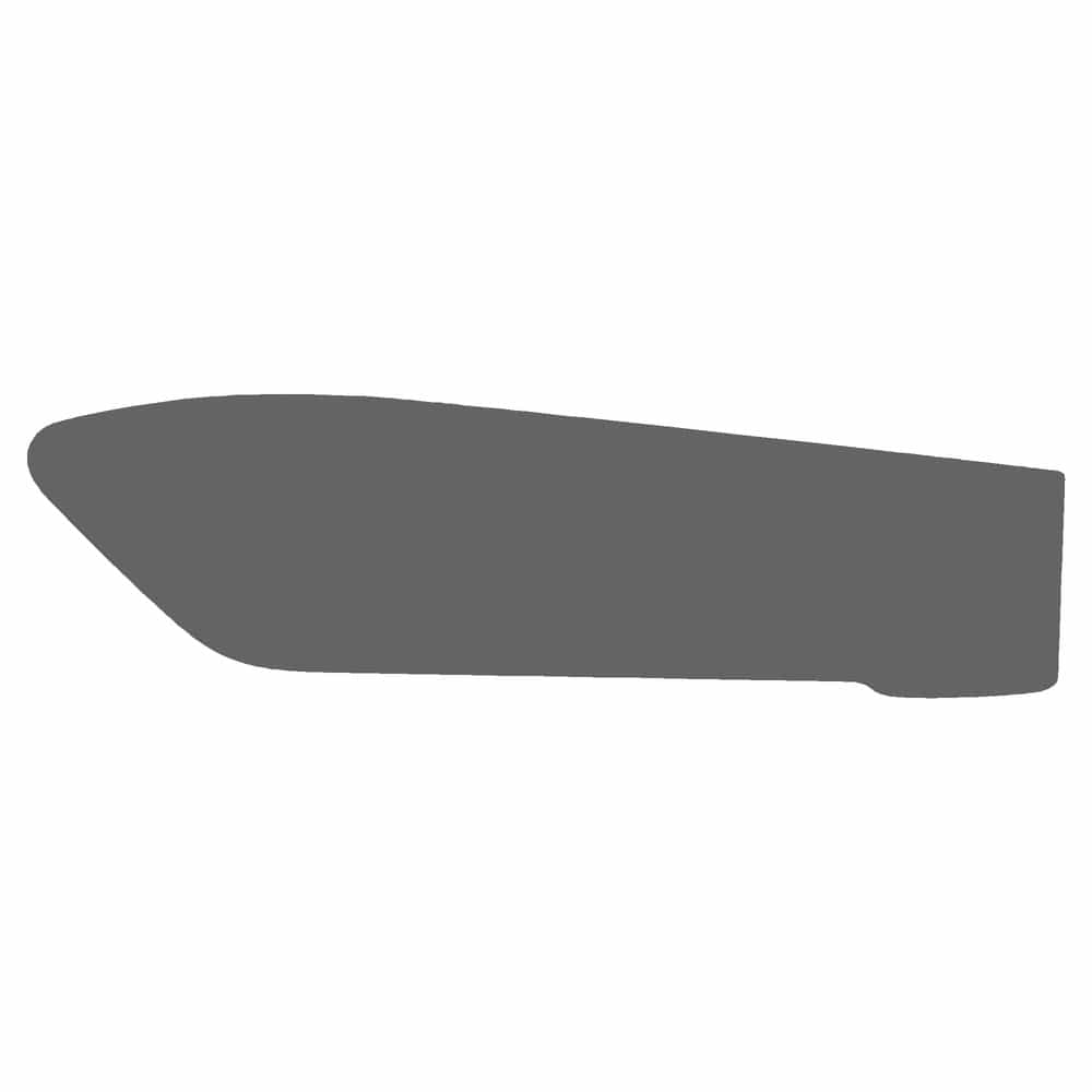 Vicrez Paint Protection PPF Pre-Cut Bumper, Bottom Driver vpp164196 for Honda Accord Sedan 2008-2010