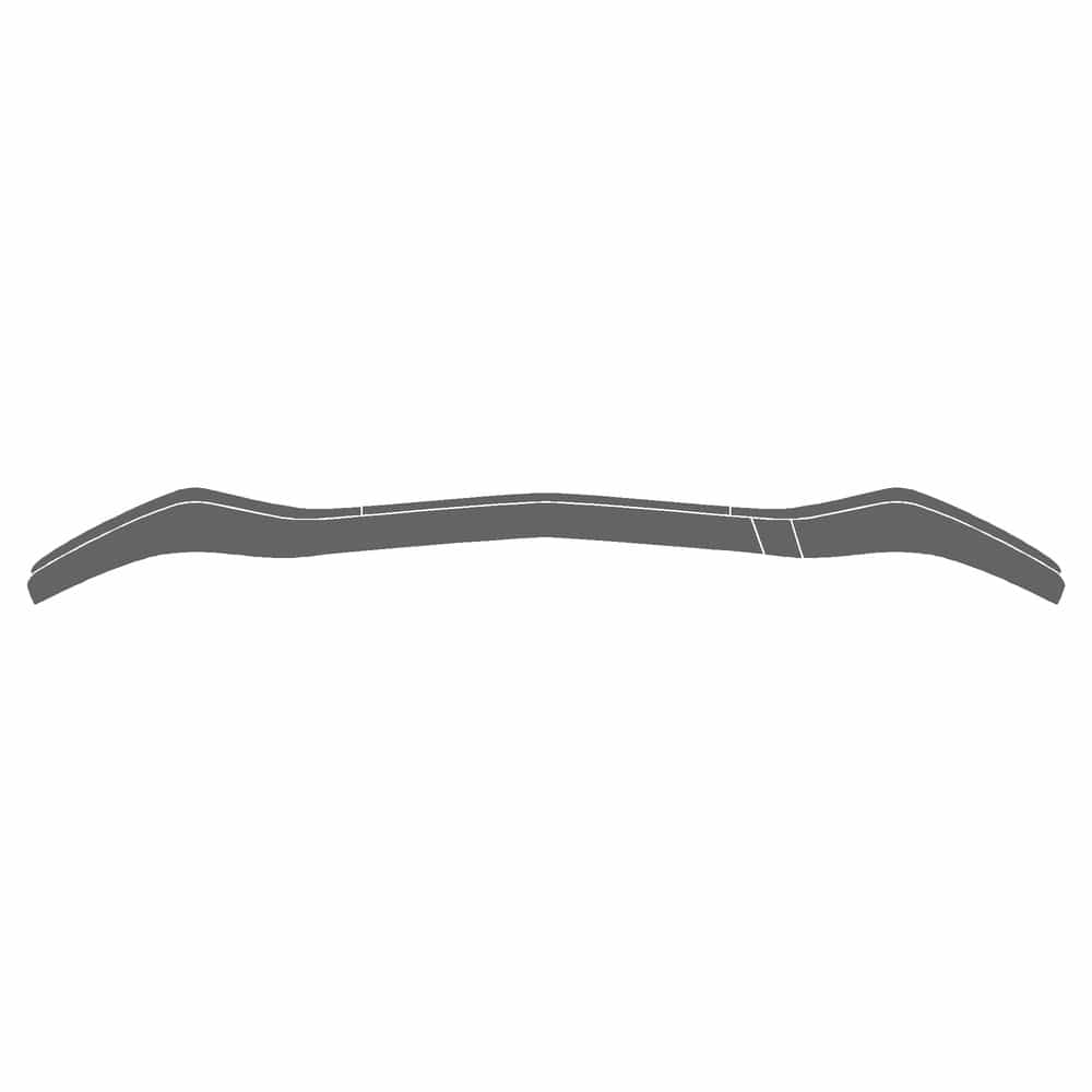 Vicrez Paint Protection PPF Pre-Cut Bumper, Bottom vpp205507 for Mercedes-Benz GLE63 SUV 2016-2019