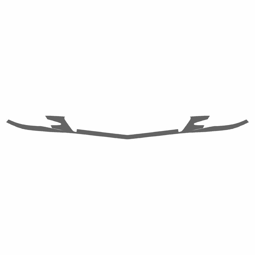 Vicrez Paint Protection PPF Pre-Cut Bumper, Bottom vpp207071 for Mercedes-Benz S Class Sedan 2010-2013