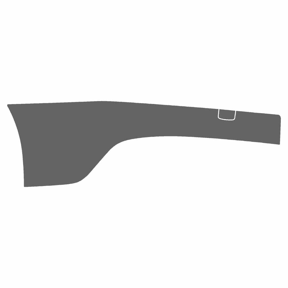 Vicrez Paint Protection PPF Pre-Cut Bumper, Bottom Passenger vpp117227 for BMW 7Li Sedan 2002-2005