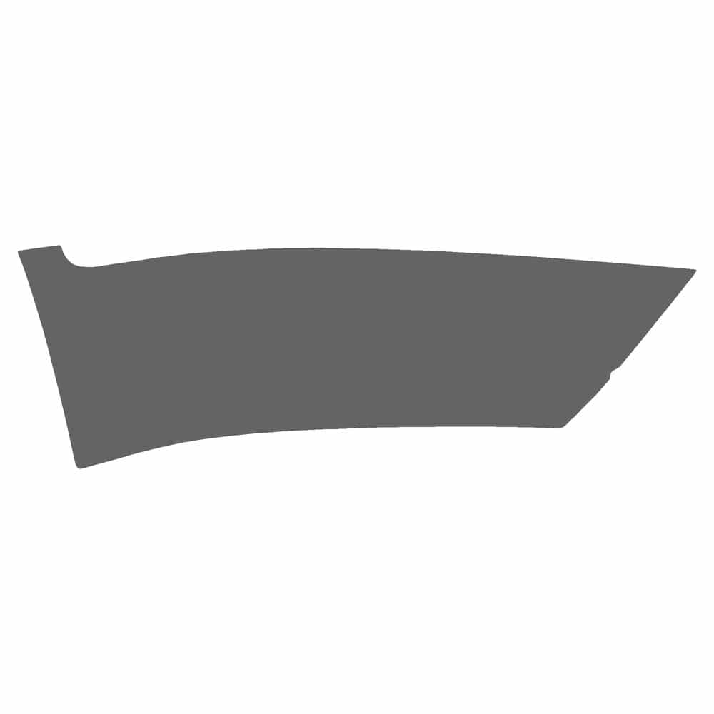 Vicrez Paint Protection PPF Pre-Cut Bumper, Bottom Passenger vpp130392 for Chevrolet Blazer SUV 2019-2022