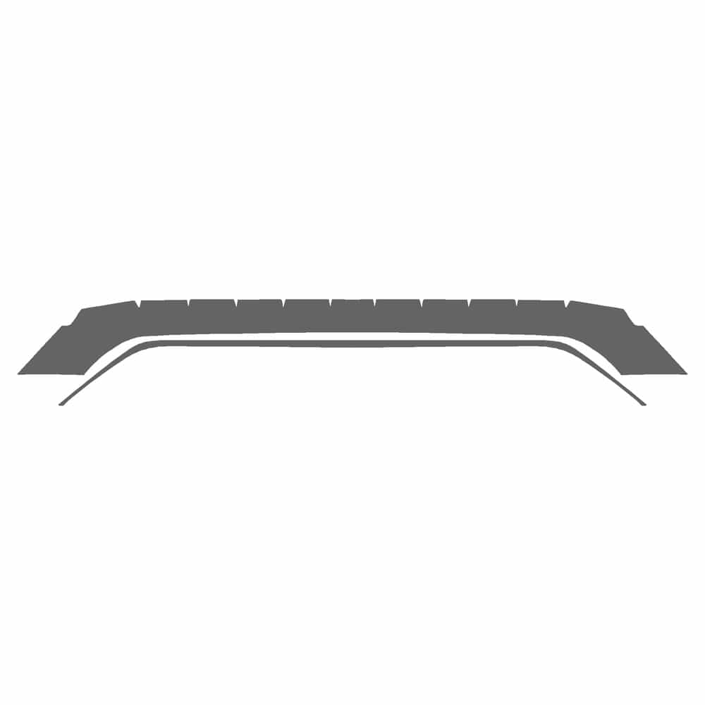 Vicrez Paint Protection PPF Pre-Cut Bumper, Bottom vpp241381 for Volkswagen Atlas SUV 2024-2026