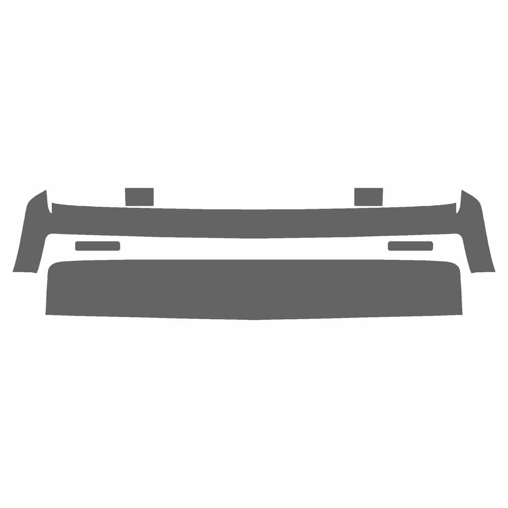 Vicrez Paint Protection PPF Pre-Cut Bumper, Bottom w/ 2 sensors vpp236476 for Toyota Sequoia SUV 2023-2026