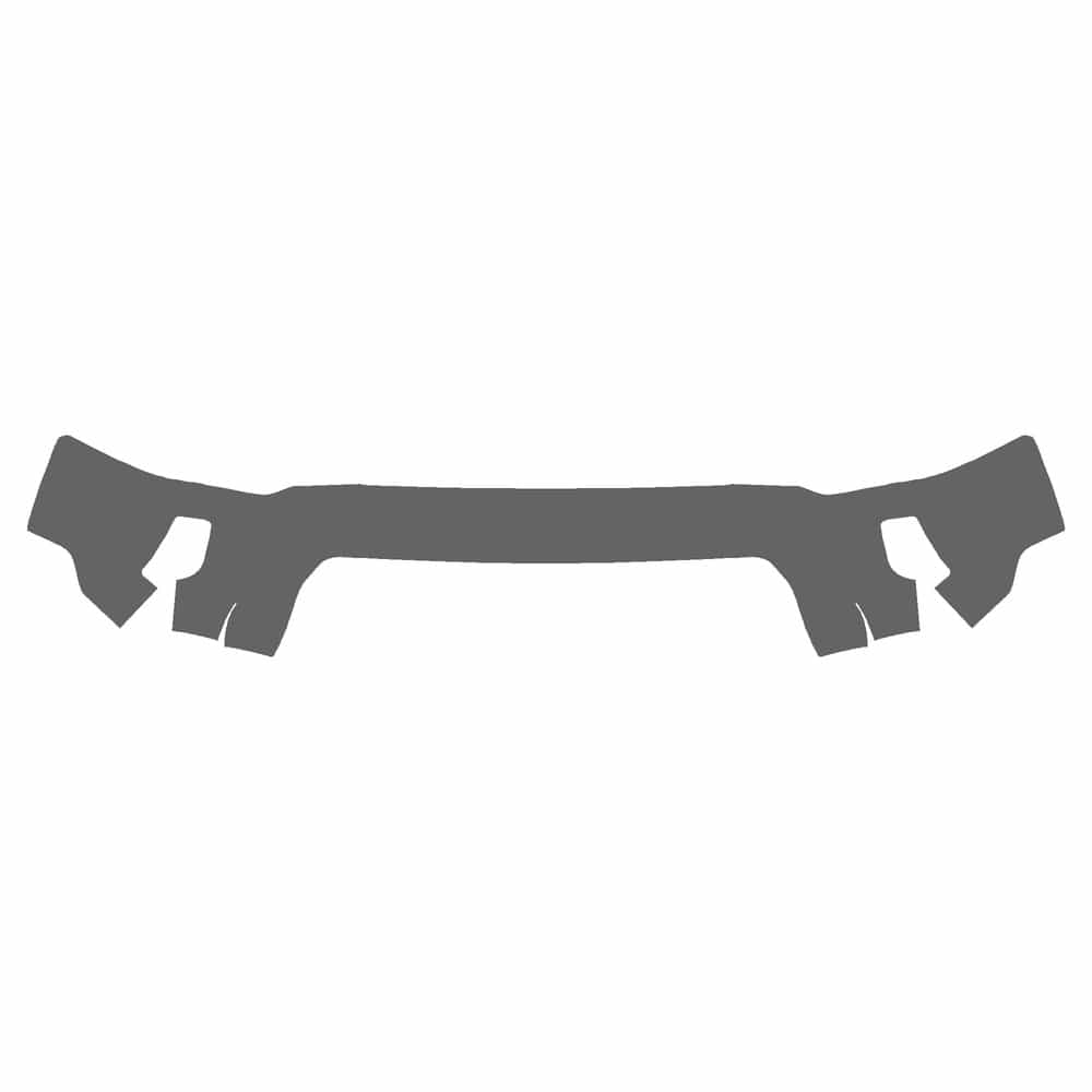 Vicrez Paint Protection PPF Pre-Cut Bumper, Bottom w/ 4 sensors vpp137480 for Chevrolet Silverado Extd Pickup 2024-2026