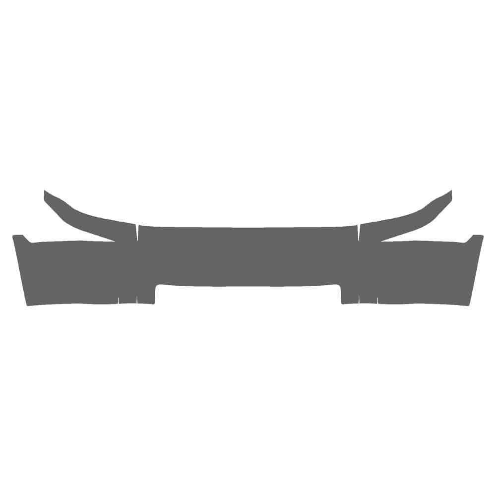 Vicrez Paint Protection PPF Pre-Cut Bumper vpp137089 for Chevrolet Silverado Crew Pickup 2015-2019
