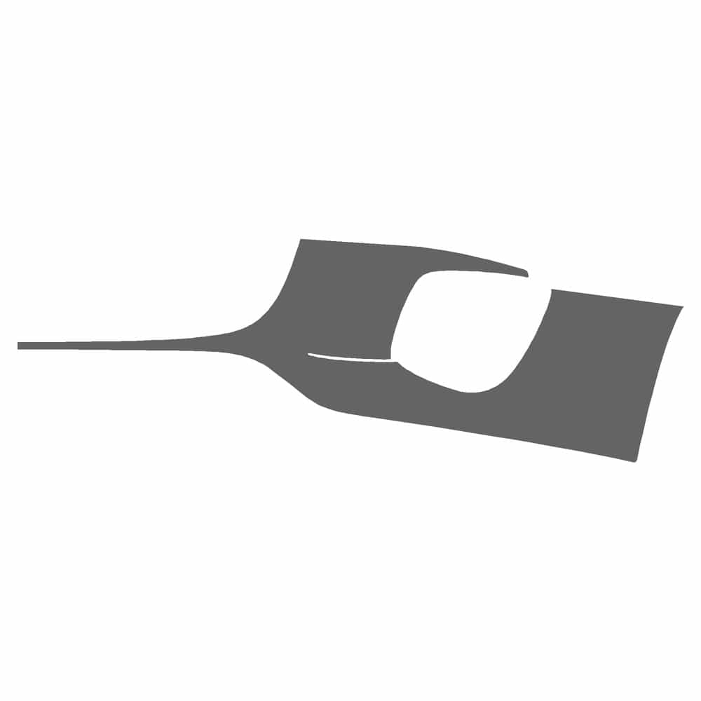 Vicrez Paint Protection PPF Pre-Cut Bumper, Driver vpp176244 for Jaguar F-TYPE Coupe 2018-2020