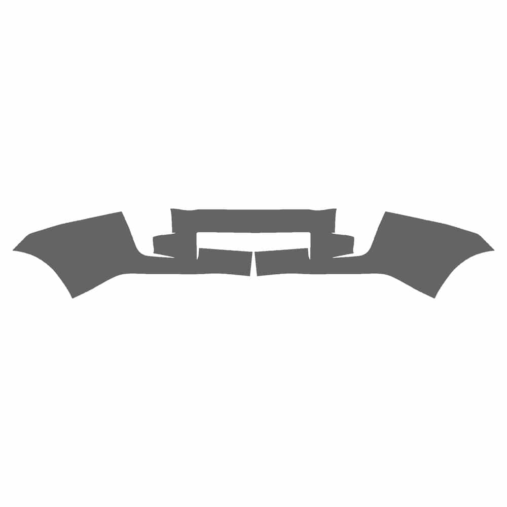 Vicrez Paint Protection PPF Pre-Cut Bumper vpp173143 for Hyundai Tucson SUV 2005-2009