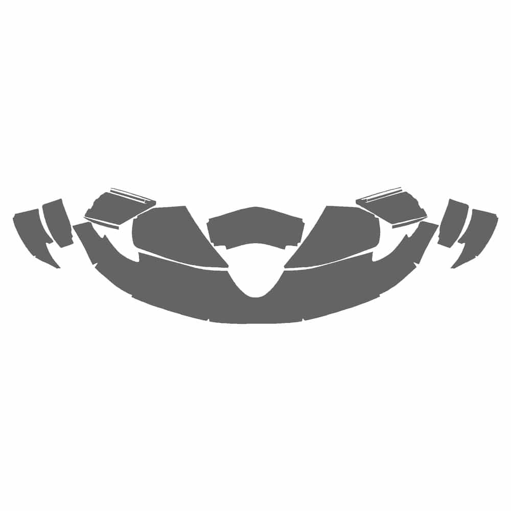 Vicrez Paint Protection PPF Pre-Cut Bumper vpp186225 for KTM X-Bow Coupe 2023