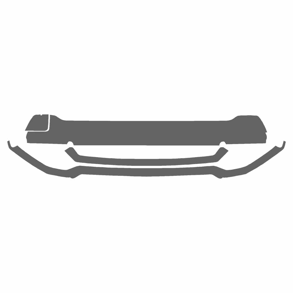 Vicrez Paint Protection PPF Pre-Cut Bumper, Middle vpp120256 for BMW X1 SUV 2023-2026