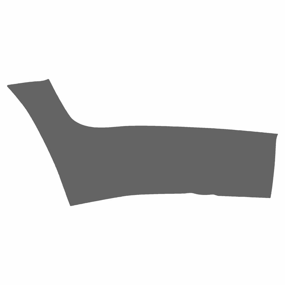Vicrez Paint Protection PPF Pre-Cut Bumper, Middle Passenger vpp145516 for Dodge Ram Crew Pickup 2005