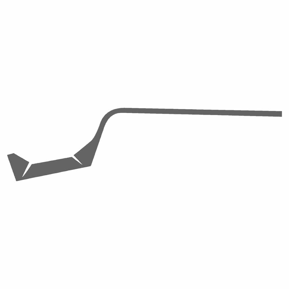 Vicrez Paint Protection PPF Pre-Cut Bumper, Middle Passenger vpp154986 for Ford Mustang Coupe 2010-2012