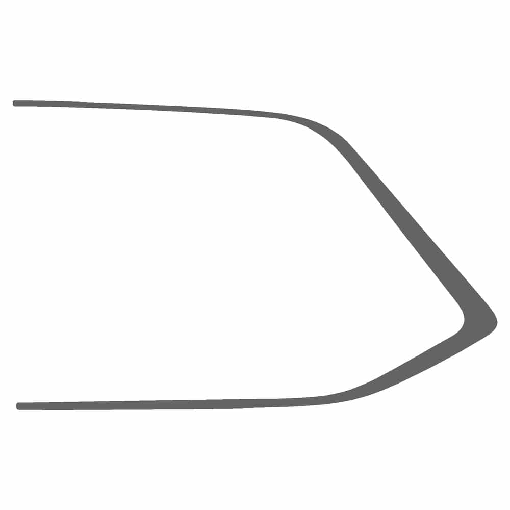 Vicrez Paint Protection PPF Pre-Cut Bumper, Passenger Fog vpp109053 for Audi RS Q8 SUV 2020-2024