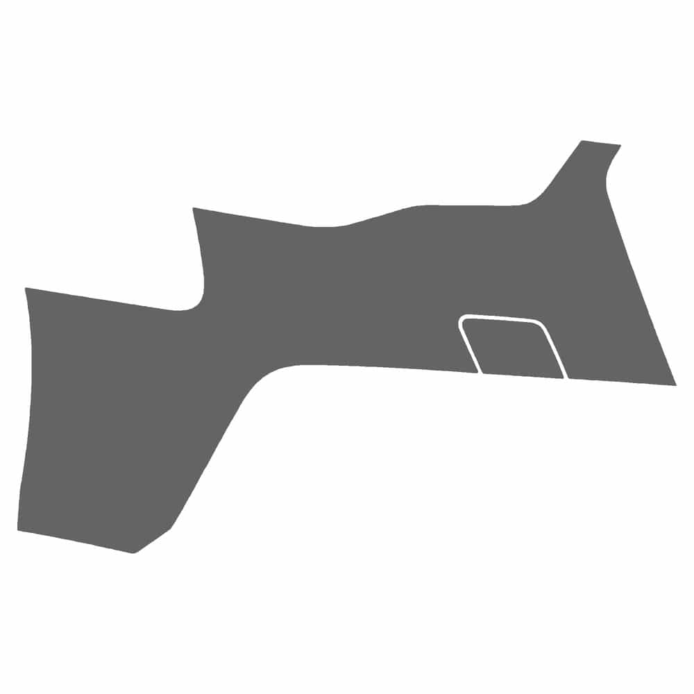 Vicrez Paint Protection PPF Pre-Cut Bumper, Passenger Sensors vpp104507 for Audi A5 Coupe 2016-2017