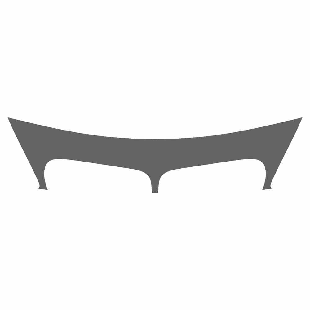 Vicrez Paint Protection PPF Pre-Cut Bumper, Top vpp124658 for BMW Z4 Convertible 2003-2004