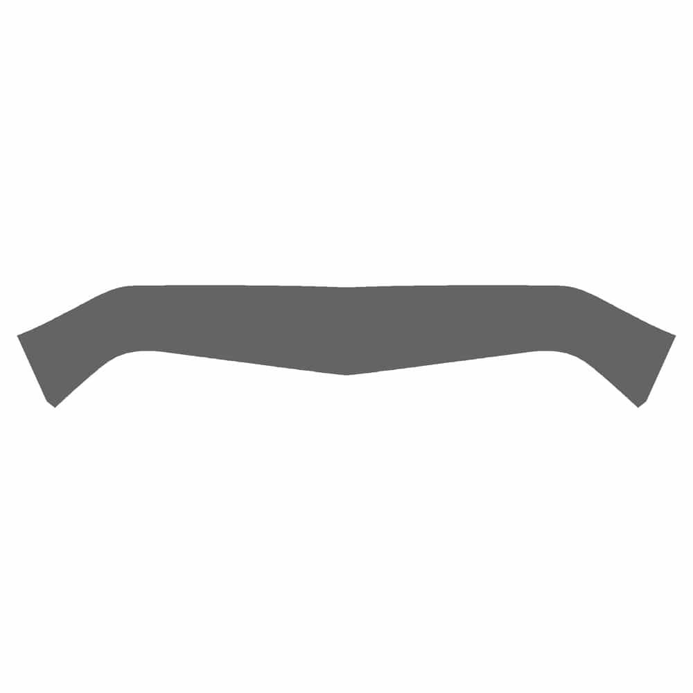 Vicrez Paint Protection PPF Pre-Cut Bumper, Top vpp143194 for Dodge Charger Sedan 2012-2014
