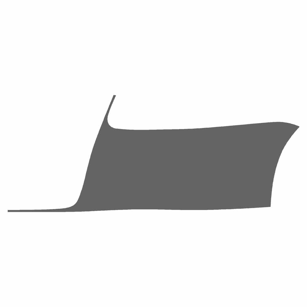 Vicrez Paint Protection PPF Pre-Cut Bumper, Top Driver vpp243312 for Volkswagen Jetta/GLI Sedan 2006-2010