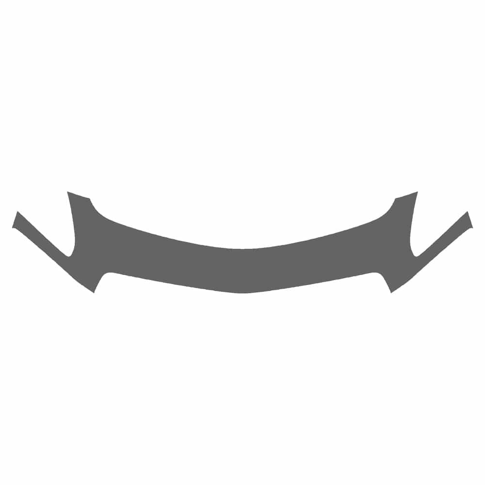 Vicrez Paint Protection PPF Pre-Cut Bumper, Top vpp207981 for Mercedes-Benz SLS Convertible 2012