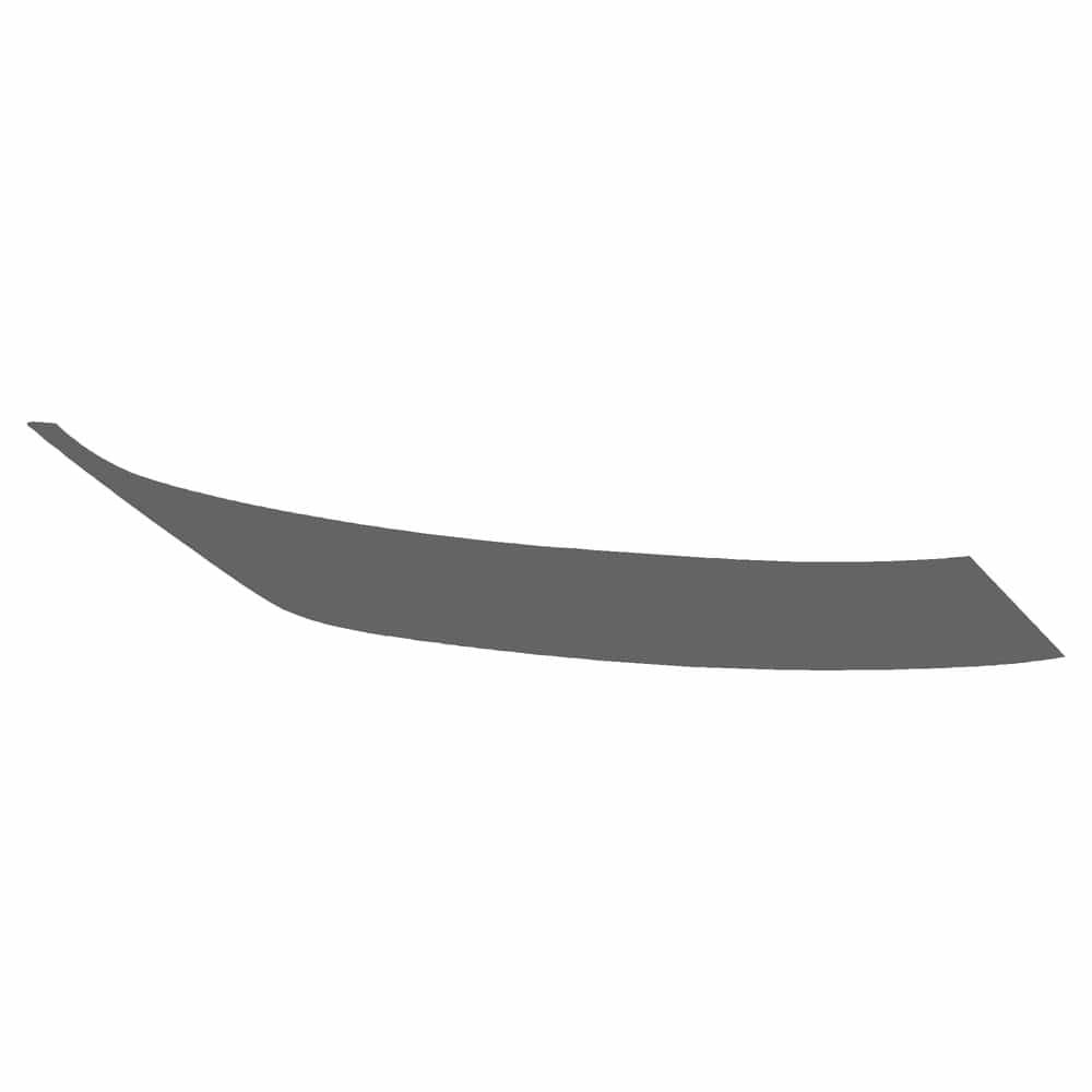 Vicrez Paint Protection PPF Pre-Cut Bumper, Top Passenger vpp142426 for Dodge Avenger Sedan 2008-2010