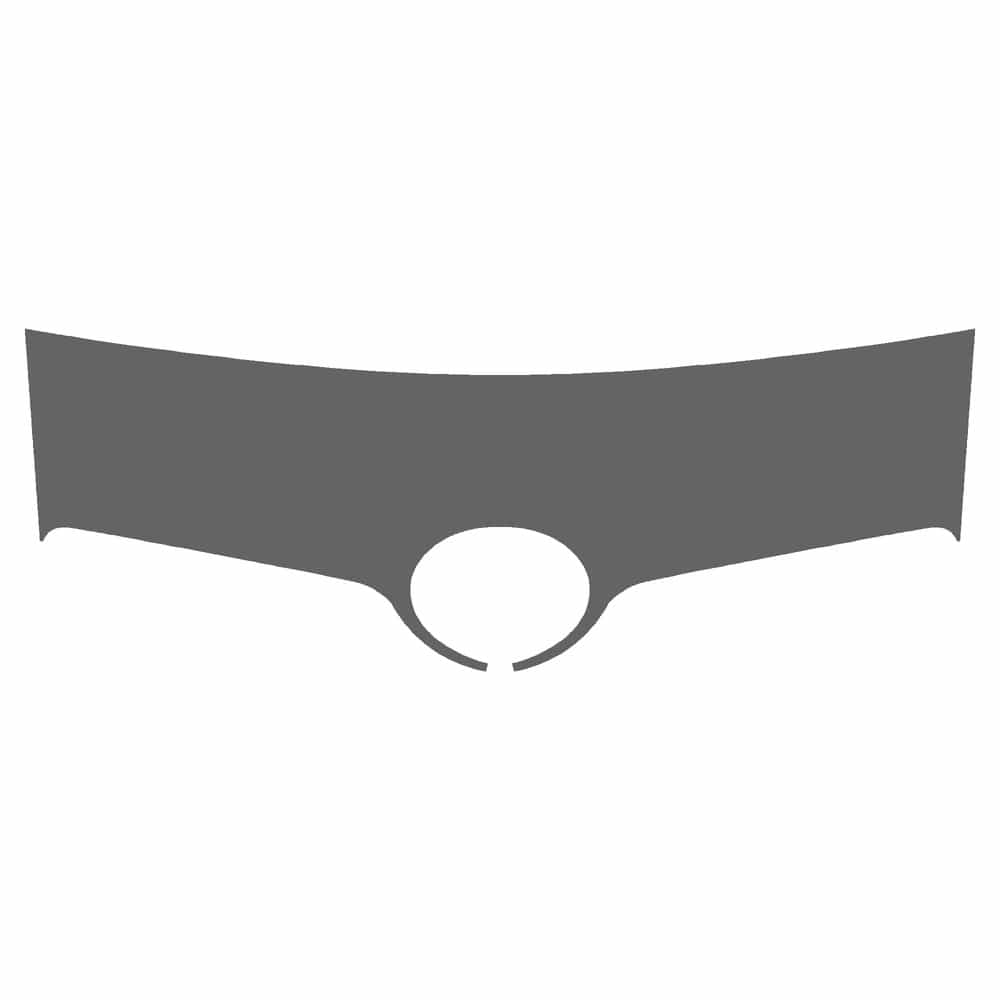 Vicrez Paint Protection PPF Pre-Cut Bumper, Top vpp240383 for Toyota Yaris Hatchback 2009-2011