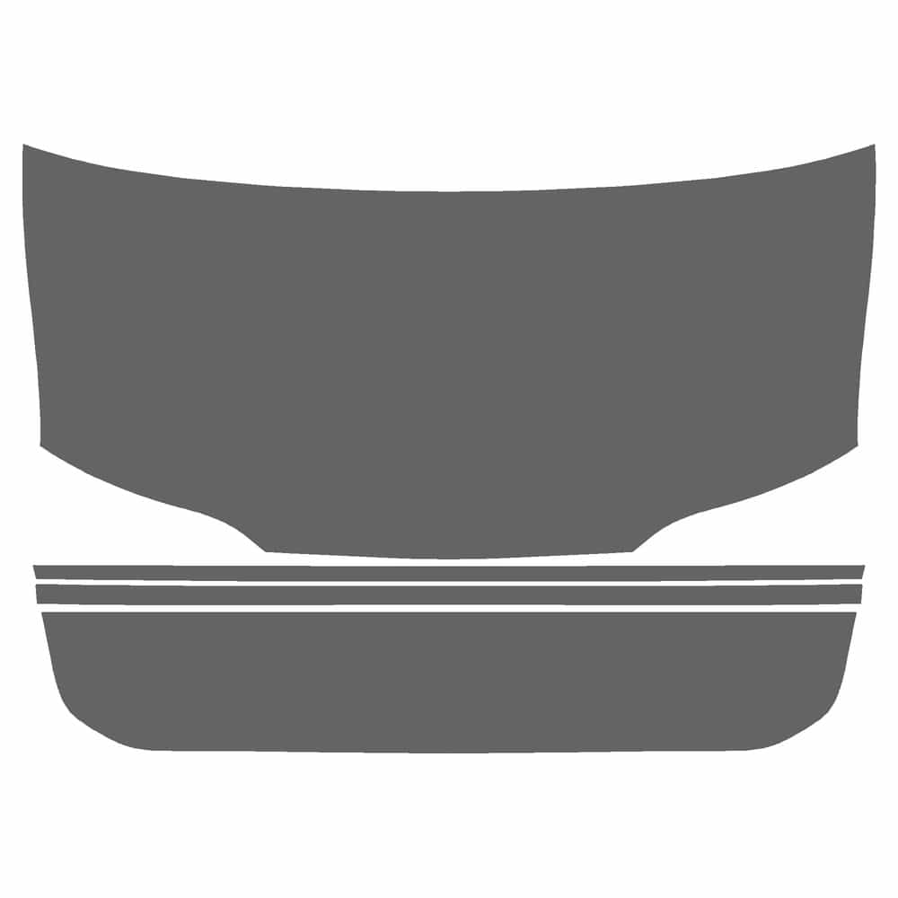 Vicrez Paint Protection PPF Pre-Cut Deck/Trunk Lid vpp105157 for Audi A6 Sedan 2026