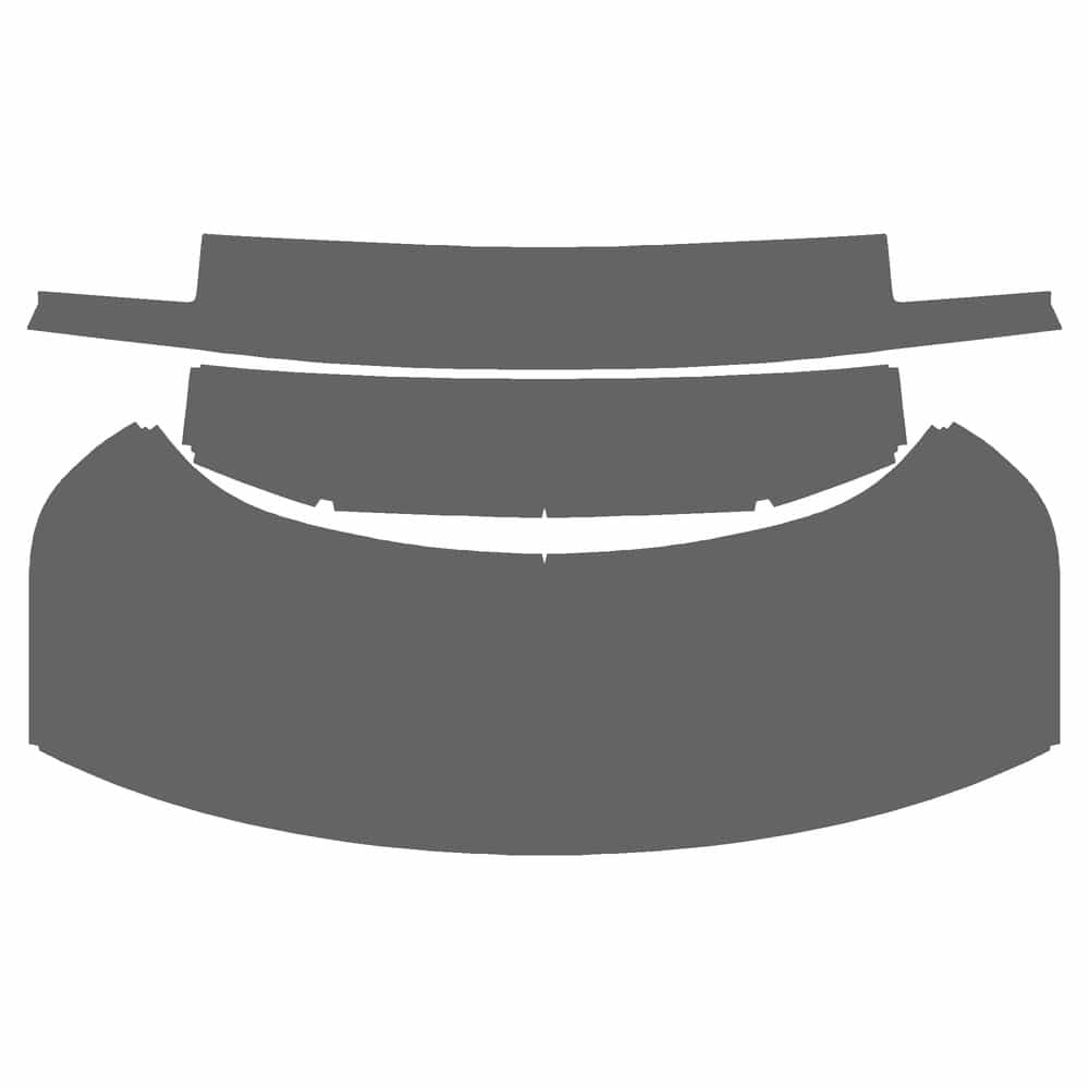 Vicrez Paint Protection PPF Pre-Cut Deck/Trunk Lid vpp154820 for Ford Mustang Coupe 2024-2026