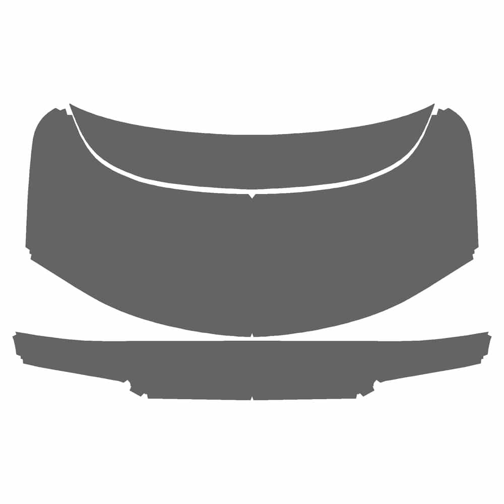 Vicrez Paint Protection PPF Pre-Cut Deck/Trunk Lid vpp190603 for Lexus LC Coupe 2024