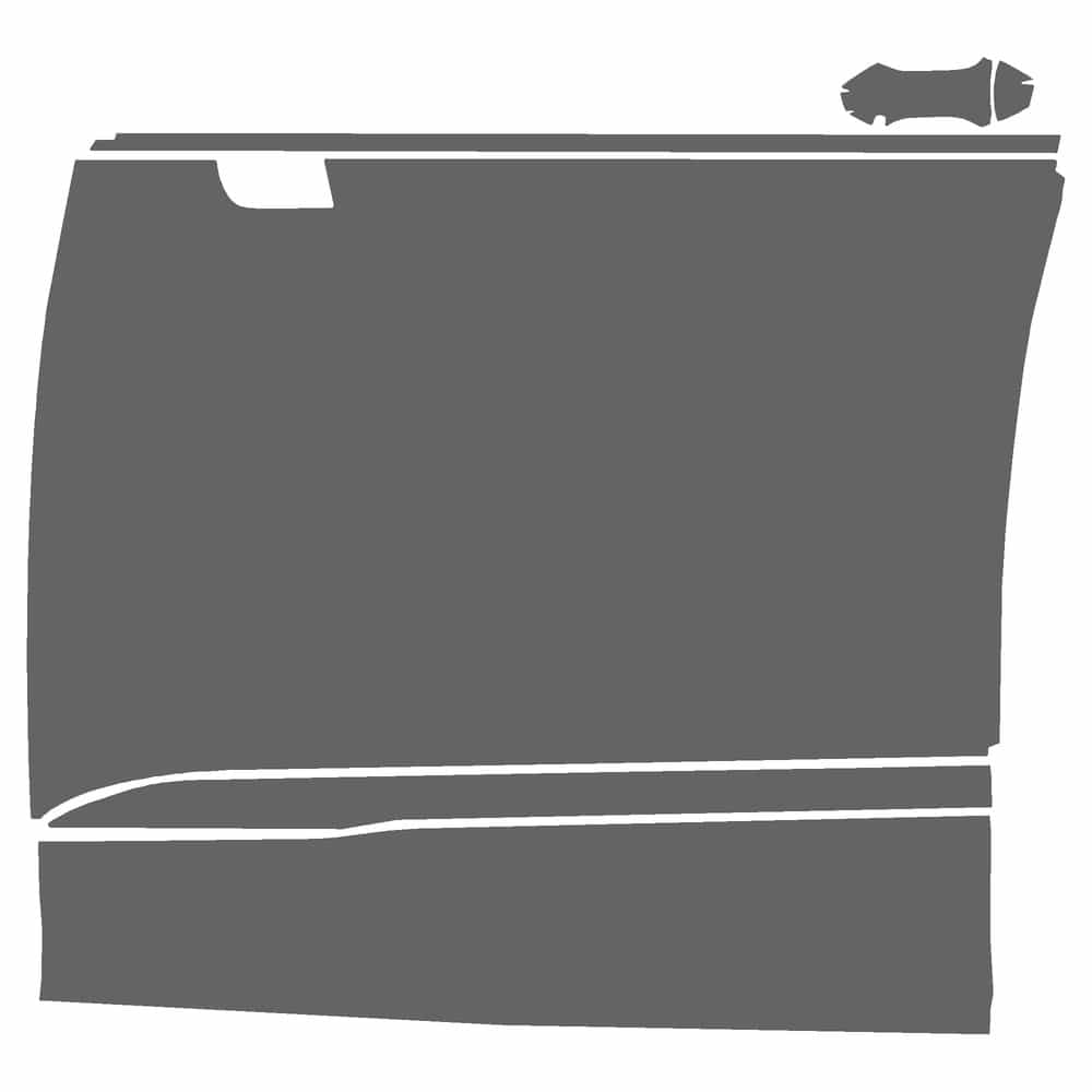 Vicrez Paint Protection PPF Pre-Cut Door, Front Driver vpp107655 for Audi Q7 SUV 2025-2026