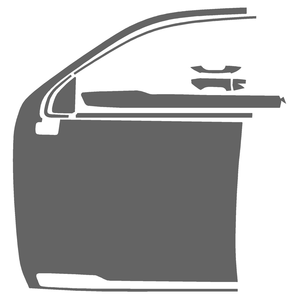 Vicrez Paint Protection PPF Pre-Cut Door, Front Driver vpp128848 for Cadillac Escalade SUV 2021-2024