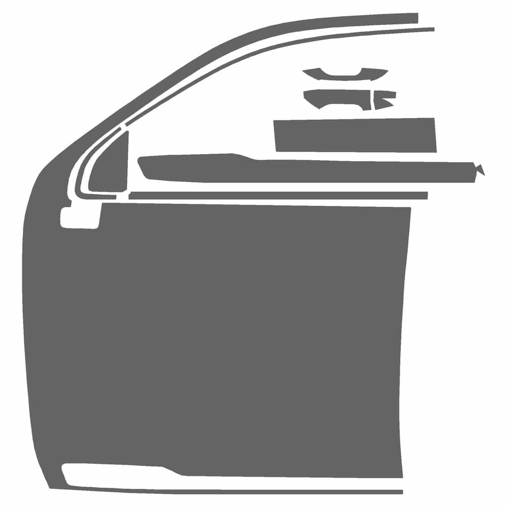 Vicrez Paint Protection PPF Pre-Cut Door, Front Driver vpp128948 for Cadillac Escalade SUV 2025-2026