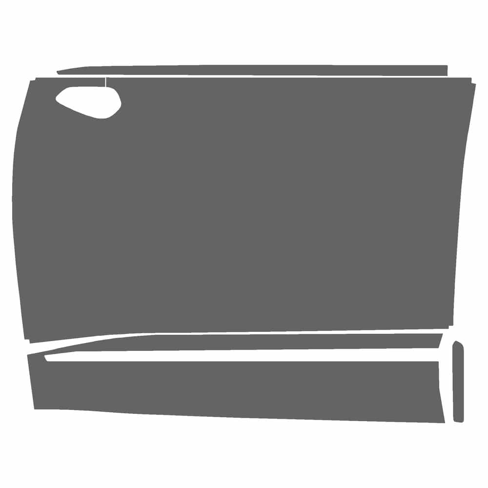 Vicrez Paint Protection PPF Pre-Cut Door, Front Driver vpp133560 for Chevrolet Equinox EV SUV 2024-2026