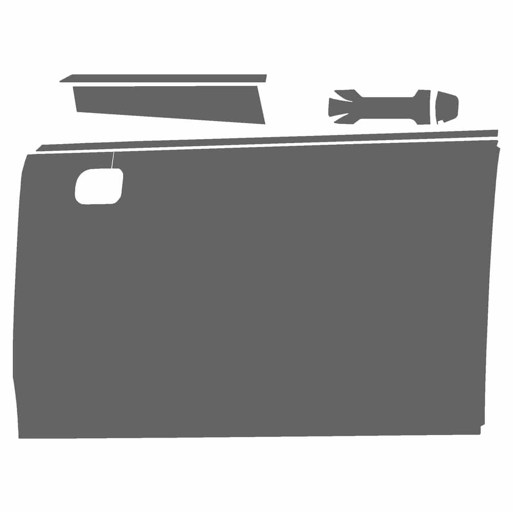 Vicrez Paint Protection PPF Pre-Cut Door, Front Driver vpp172134 for Hyundai Santa Fe SUV 2024-2026